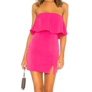 Revolve Catalina Ruffle Tube Mini Dress